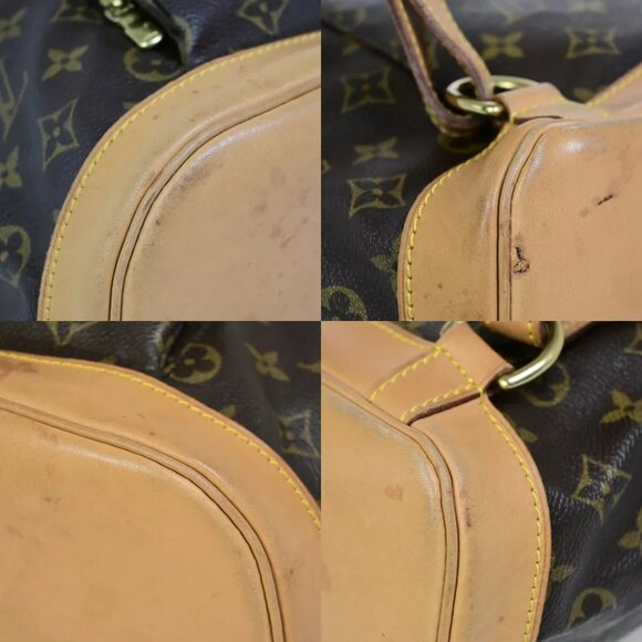 LOUIS VUITTON Montsouris MM Backpack Bag Monogram Leather Brown M51136 13EB360 - Picture 2 of 16